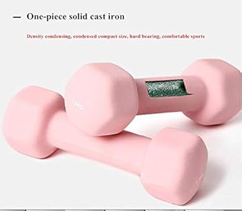 Amazon.co.jp: 女性用ネオプレンダンベル1組セット 3 4 6 8 kg 六角形